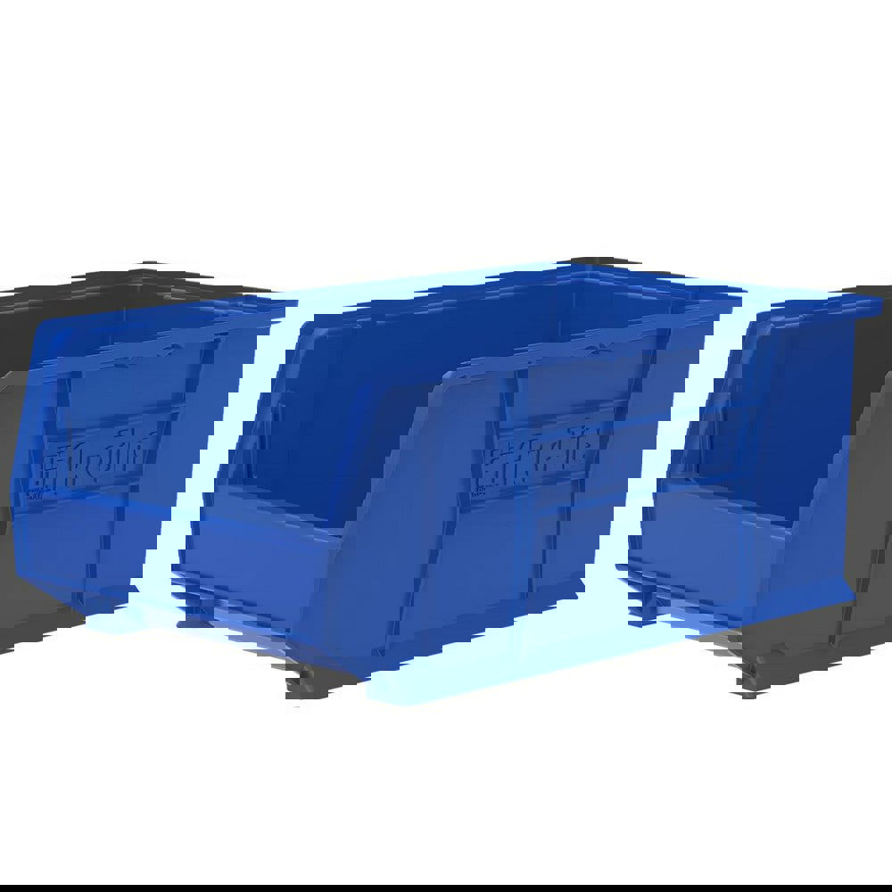 Plastic Hopper Stacking Bin: Blue